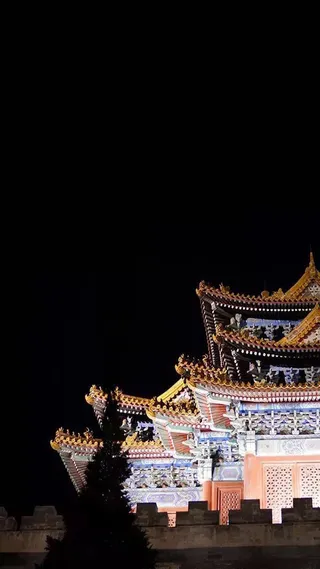 黑色宫殿背景高清