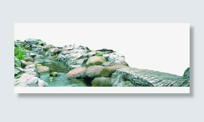 小溪边免抠