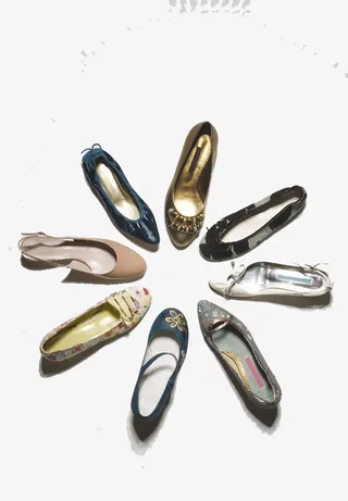 女士平底鞋免抠