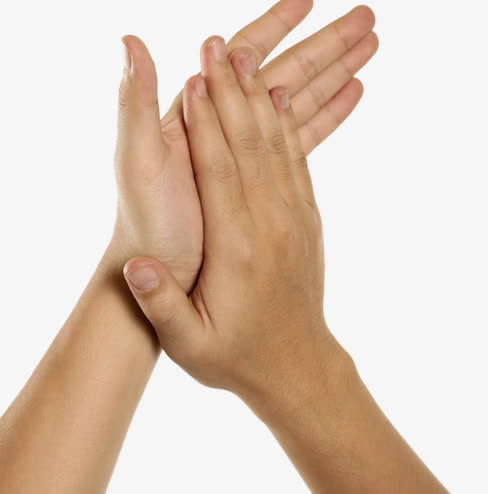 拍手的双手素材免抠