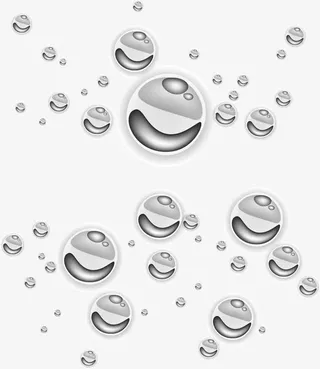 矢量透明气泡免抠