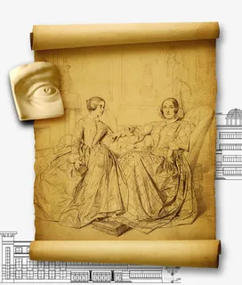 做旧卷纸效果免抠