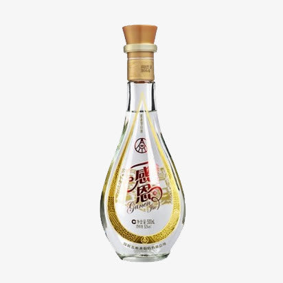五粮液感恩谢之心免抠