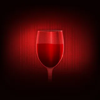 红黑渐变葡萄酒杯海报背景高清