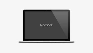 产品实物白色苹果笔记本电脑免抠