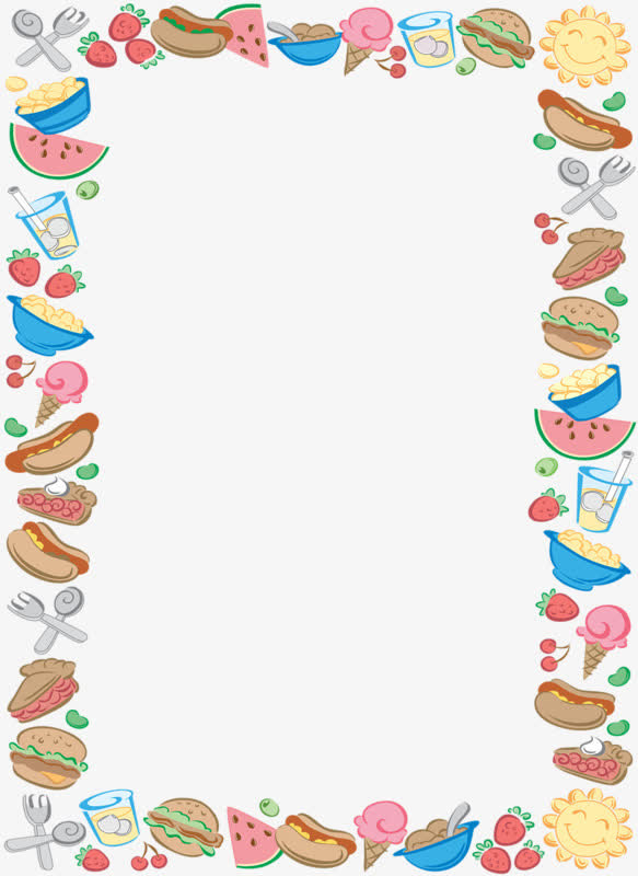 食物边框免抠