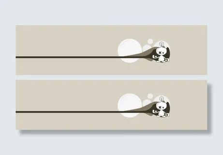 小清新简约背景banner设计