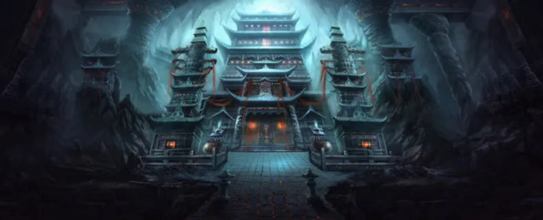 游戏场景原画古代建筑免抠