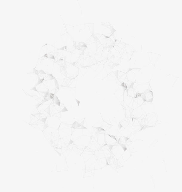 黑色清新扭曲线条边框纹理免抠