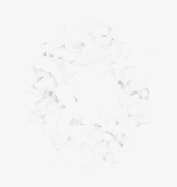黑色清新扭曲线条边框纹理免抠