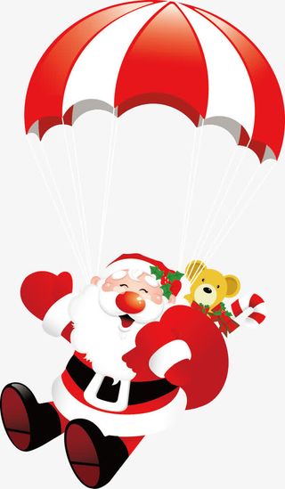 卡通圣诞老人矢量素材免抠