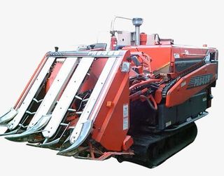 履带式农用谷物收割机免抠