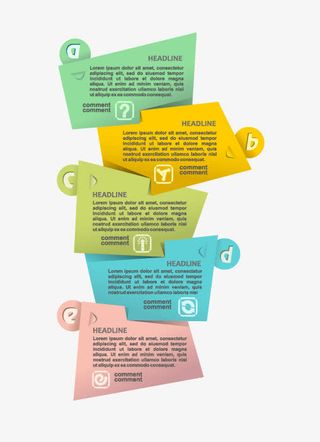 分类信息边框ppt元素矢量图免抠