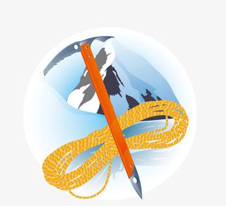 户外运动常备用品矢量素材免抠