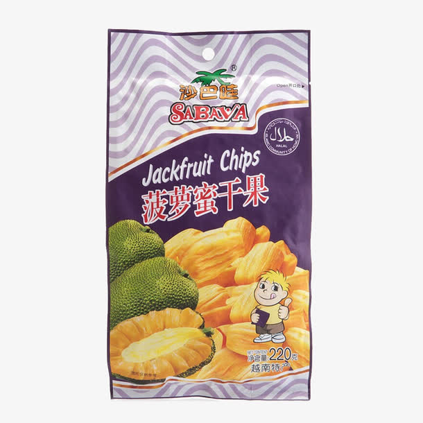 沙巴哇菠萝蜜干果免抠