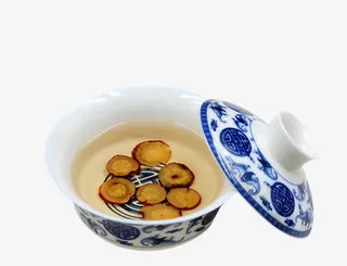 茶杯里的丹参片免抠