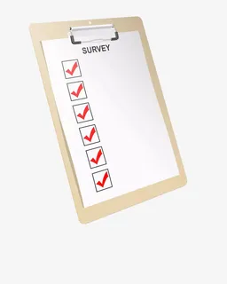 画板户外调查问卷免抠