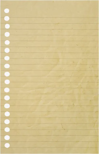 泛黄的纸张免抠