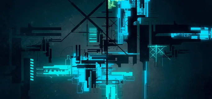 科技商务展板高清