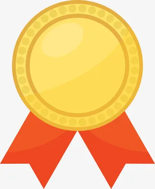 第一名奖牌矢量素材图免抠