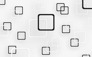 3d立体简约方框免抠