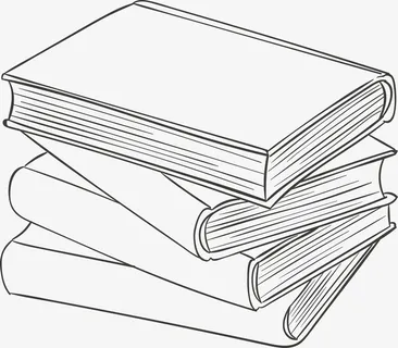 重叠的书本免抠