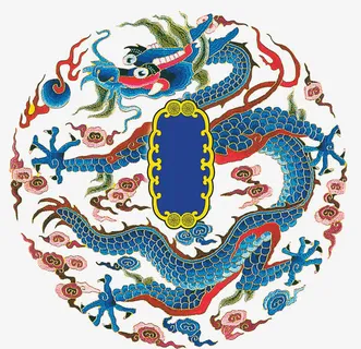 彩绘舞龙免抠 彩绘舞龙免抠