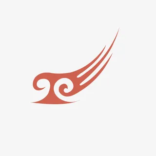 手绘中国风创意祥云装饰免抠