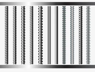 矢量图钢筋免抠