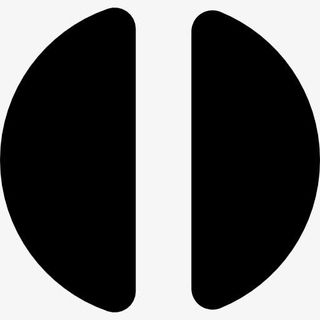 两个半圆图标免抠