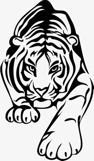 虎年元素老虎素材免抠动植物动物元素