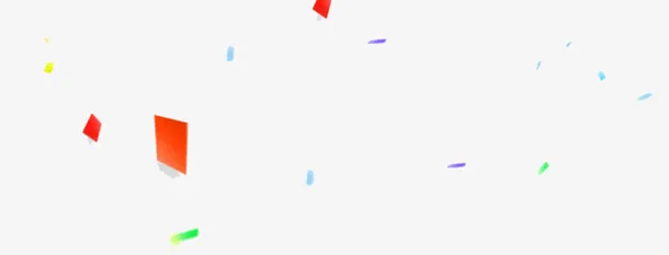 纸片碎片素材免抠