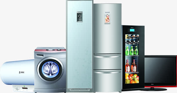 海尔家电促销海报免抠