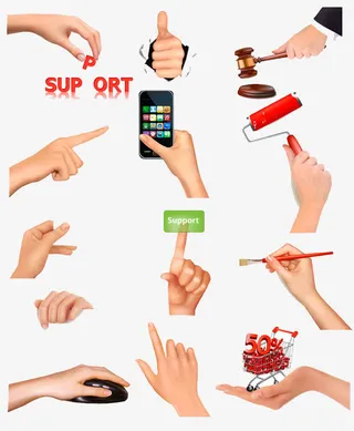 鼠标手高清免扣素材免抠