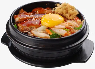 肉松鳗鱼泡菜拌饭免抠