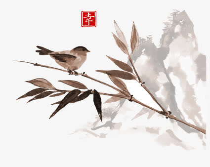 中国风竹子免抠