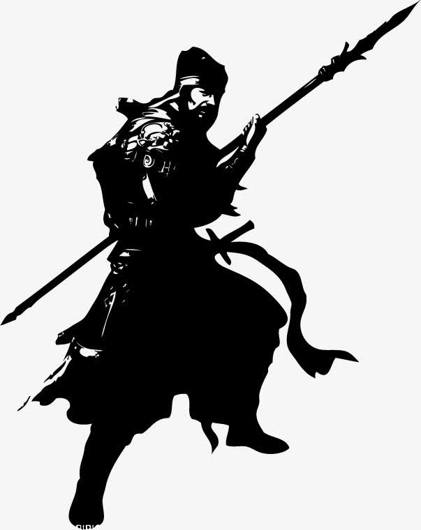 手绘武侠人物免抠