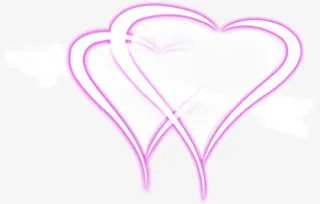 心形紫色箭头七夕免抠