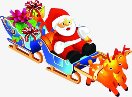 圣诞卡通麋鹿装饰节日免抠