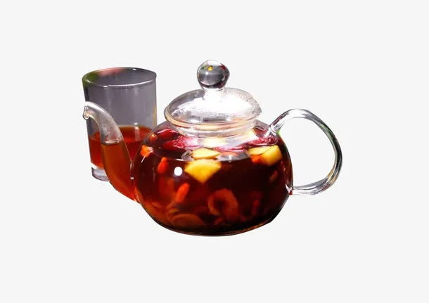 清新桂圆红枣茶免抠
