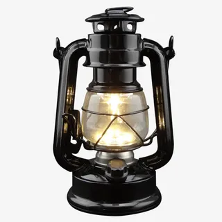 黑色煤油灯照明免抠