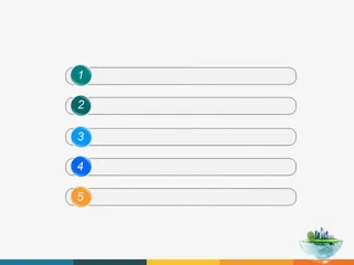 绿色环保系列PPT模板免抠