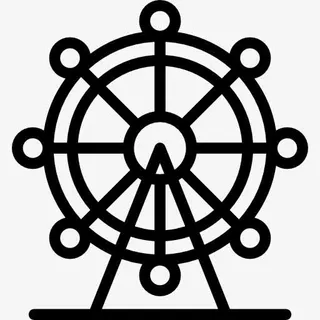 费里斯轮图标免抠