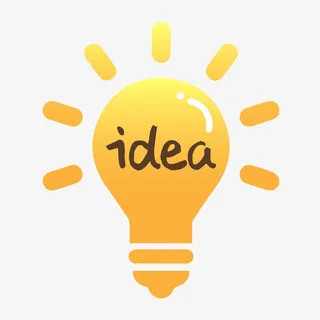 创意灯泡知识矢量免抠