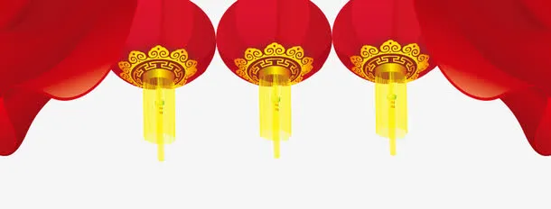 大红灯笼免抠
