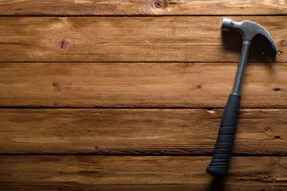 木板与锤子免抠