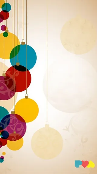 彩色扁平文艺圆形背景高清