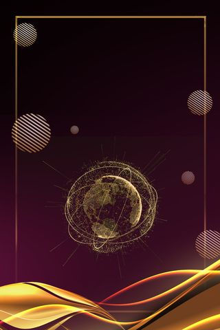 黑金科技区块链创意海报高清