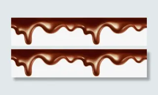 咖啡色巧克力液体免抠