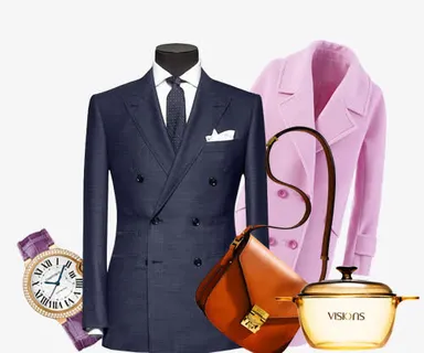 购物商品搭配免抠